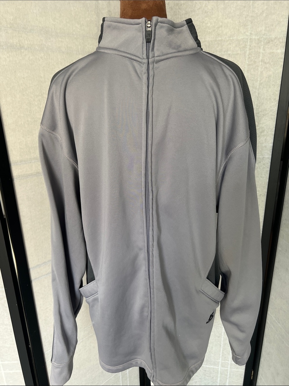 RUSSELL Athletic Full-Zip Gray Performance Jacket